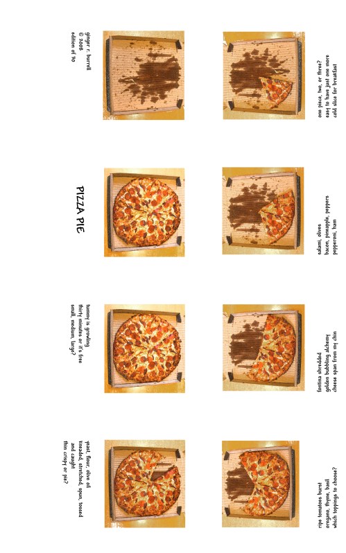 Burrell - Ginger - Pizza Haiku