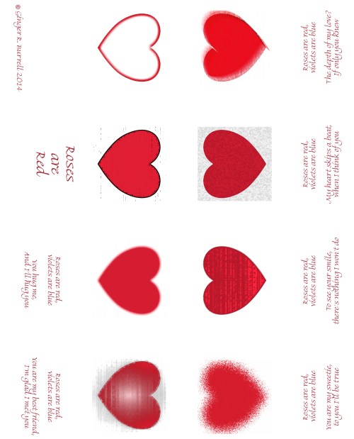 Ginger Burrell Flutter Book Roses Are Red 2014