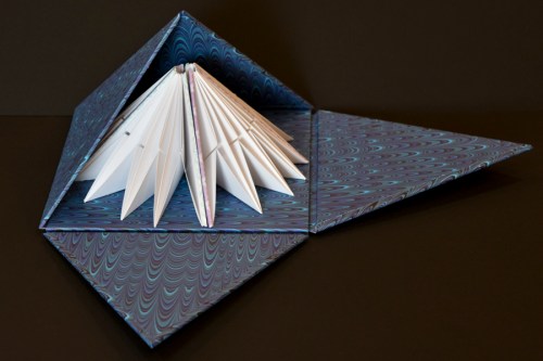 Ginger Burrell Pyramid Box with Lotus Book SFSM